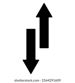  transfer arrow set. Right and left pointer arrow set. data transfer arrows icon set. eps 10.