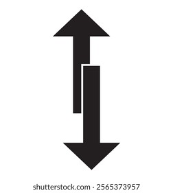 Transfer arrows icon. Data transfer vector icon. Recycling sign,  2 side arrow icon design eps 10
