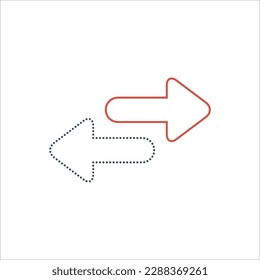 Transfer arrows icon. Exchange sign. Send receive symbol. Stock vector illustration isolated on white background.