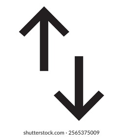 Transfer arrows outline icon. linear style sign for mobile concept and web design, arrow icon in transparent background. Vector illustration. eps 10