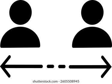 Transfer between user accounts icon. Vector and not AI. Replaceable vector design.