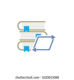 Transfer Book Logo Icon Design