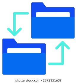 Transfer Data icon illustration, for web, app, infographic, etc