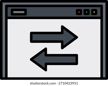 Transfer Data Icon Symbol Art Sign