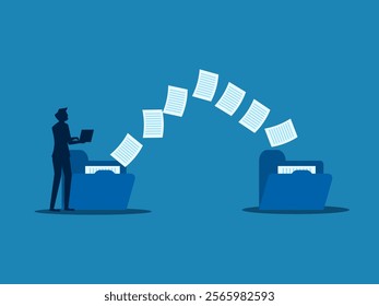 Transfer files, Backup on, Exchange files on folders, Send documents over the Internet