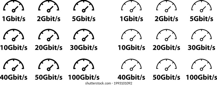 transfer gbit icon, vector illustration
