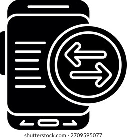 Transferir diseño de icono de estilo de glifo