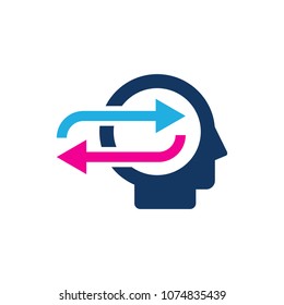 Transfer Head Logo Icon Design