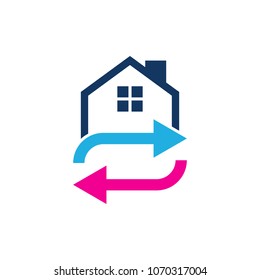 Transfer House Logo Icon Design