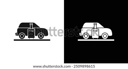 Transfer icon Black line art vector logo set