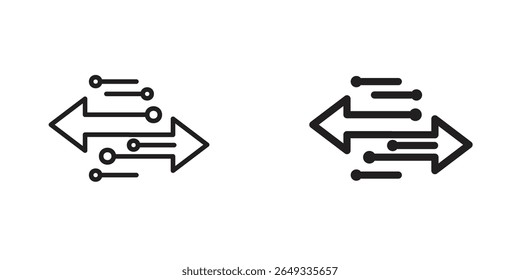 Transfer icon Design Illustrations. editable web icons
