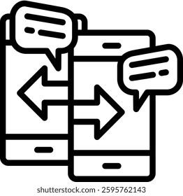 Transfer Icon Element For Design