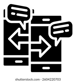 Transfer Icon Element For Design