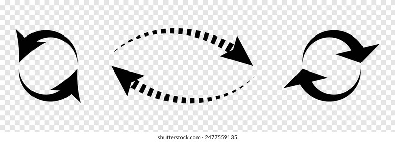 Transfer icon. Left right arrows vector icon. Transfer arrows icon. Two side arrow icon. Eps 10.