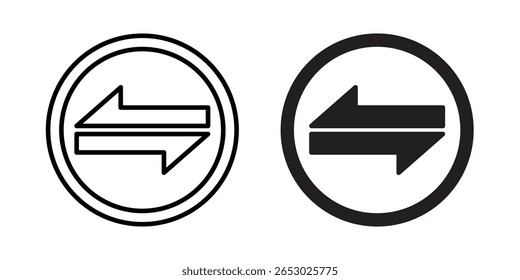 ícone Transferir Ilustração de modelo de vetor de design de logotipo