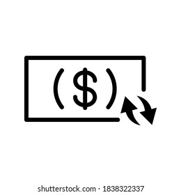 Transfer icon or logo isolated sign symbol vector illustration - high quality black style vector icons
