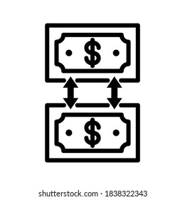 Transfer icon or logo isolated sign symbol vector illustration - high quality black style vector icons
