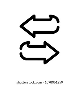 transfer icon or logo isolated sign symbol vector illustration - high quality black style vector icons
