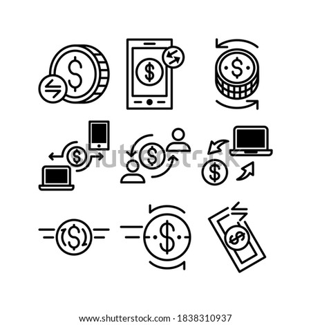 Transfer icon or logo isolated sign symbol vector illustration - Collection of high quality black style vector icons
