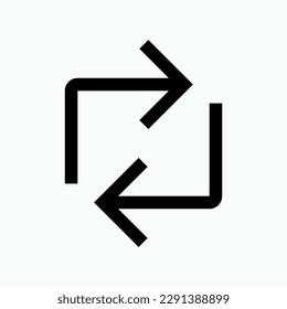 Icono de transferencia. Mover, Cambiar símbolo.