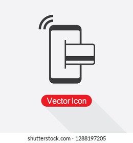 Transfer Icon, NFC Payment Icon Vector Illustration Eps10
