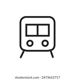 Transfer Icon Perfect for local rail or tram travel Illustrations