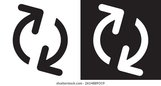 Transfer icon set. Exchange icon