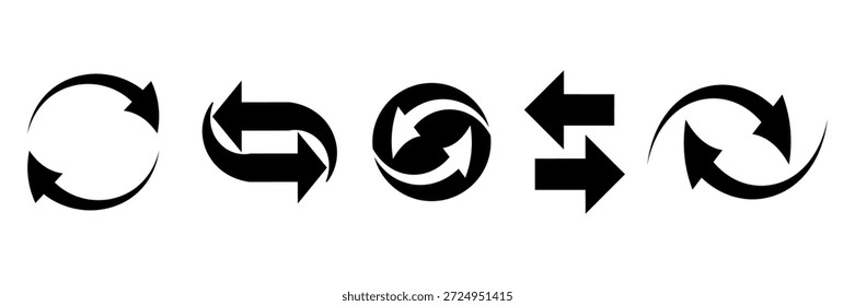 Conjunto de ícones de transferência. Ícone do Exchange.