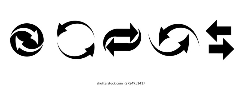 Conjunto de ícones de transferência. Ícone do Exchange.