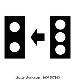 Transfer icon. Simple with shadow on white background.. Perfect use for web, pattern, design, etc.