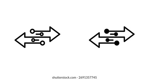 Transfer icon Simple vector illustration for graphic and web design.