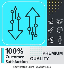 Transfer icon. Social media sign. Vector illustration