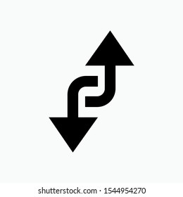 Transfer Icon - Switch, Transaction or Exchange Vector Sign and Symbol for Design, Presentation, Website or Apps Elements.