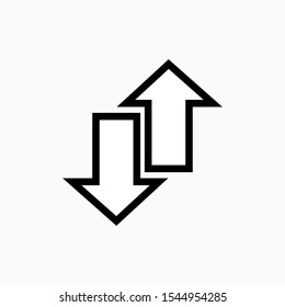 Transfer Icon - Switch, Transaction or Exchange Vector Sign and Symbol for Design, Presentation, Website or Apps Elements.
