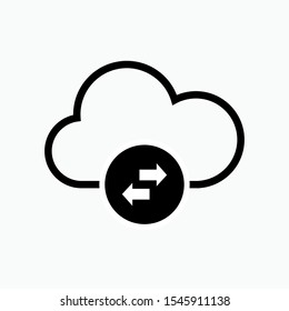 Transfer Icon - Switch, Transaction or Exchange Vector Sign and Symbol for Design, Presentation, Website or Apps Elements.