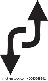 Transfer Icon - Switch, Transaction or Exchange Vector Sign and Symbol for Design, Presentation.eps