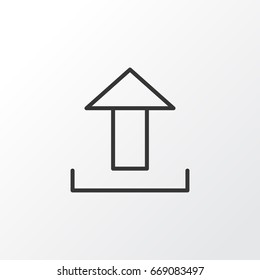 Transfer Icon Symbol. Premium Quality Isolated Upload Element In Trendy Style.