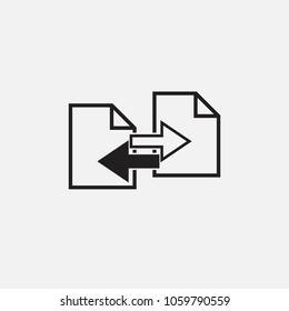 transfer icon vector