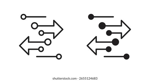 Transfer icon vector design. set web icons