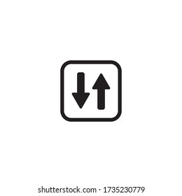 Transfer Icon Vector Illustration Style