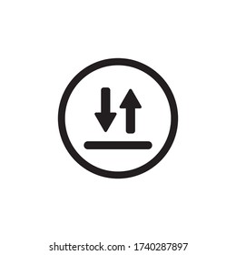 Transfer Icon Vector Illustration Style