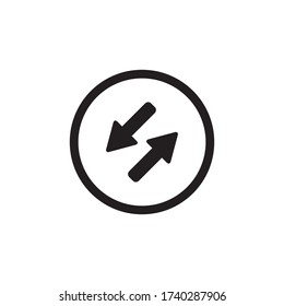 Transfer Icon Vector Illustration Style