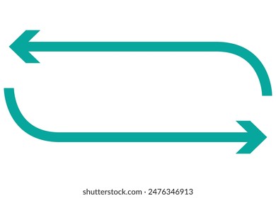 Vector de icono de transferencia aislado sobre fondo blanco, concepto de logotipo de signo de transferencia sobre fondo transparente o blanco, símbolo de relleno negro. Icono de flecha de transferencia Ilustración vectorial de Botón redonda roja plana.