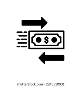 Transfer icon in vector. Logotype