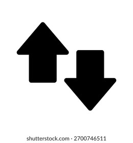 Ilustração de design de símbolo de vetor de ícone de transferência