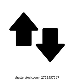 Ilustración de diseño de símbolo de Vector de icono de transferencia