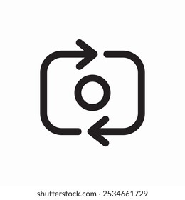Vector de signo de icono de transferencia de dinero