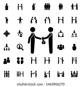 Transfer of money icon. Universal set of conversation for website design and development, app development
