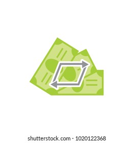Transfer Money Logo Icon Design