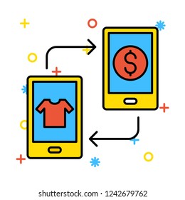 transfer   online   shopping  